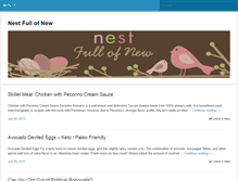 Tablet Screenshot of nestfullofnew.com